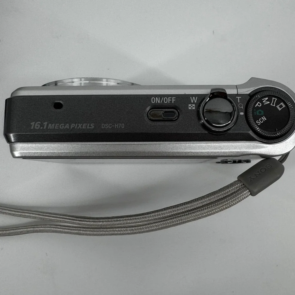 Sony Cyber-shot DSC-H70 16.1MP Digital Camera 10x Zoom Silver Battery Charger